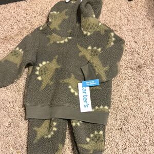 Carter's Dinosaur Fleece Hoodie and Pants Set